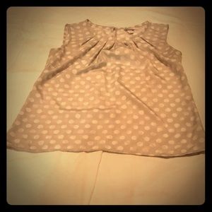 Merona Sleeveless Polka Dot Top
